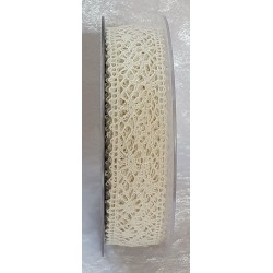 Spitzenband creme