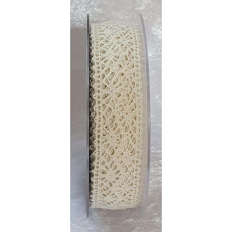 Spitzenband creme