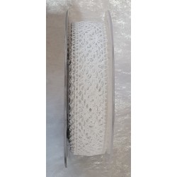 Spitzenband weiss