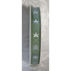 Dekoband Sterne mint