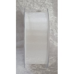 Dekoband Organza weiss