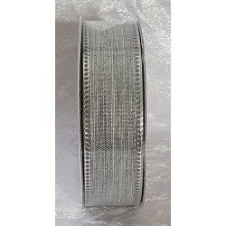 Dekoband silber/grau
