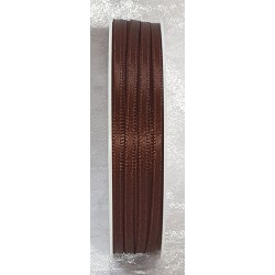 Dekoband Satin braun