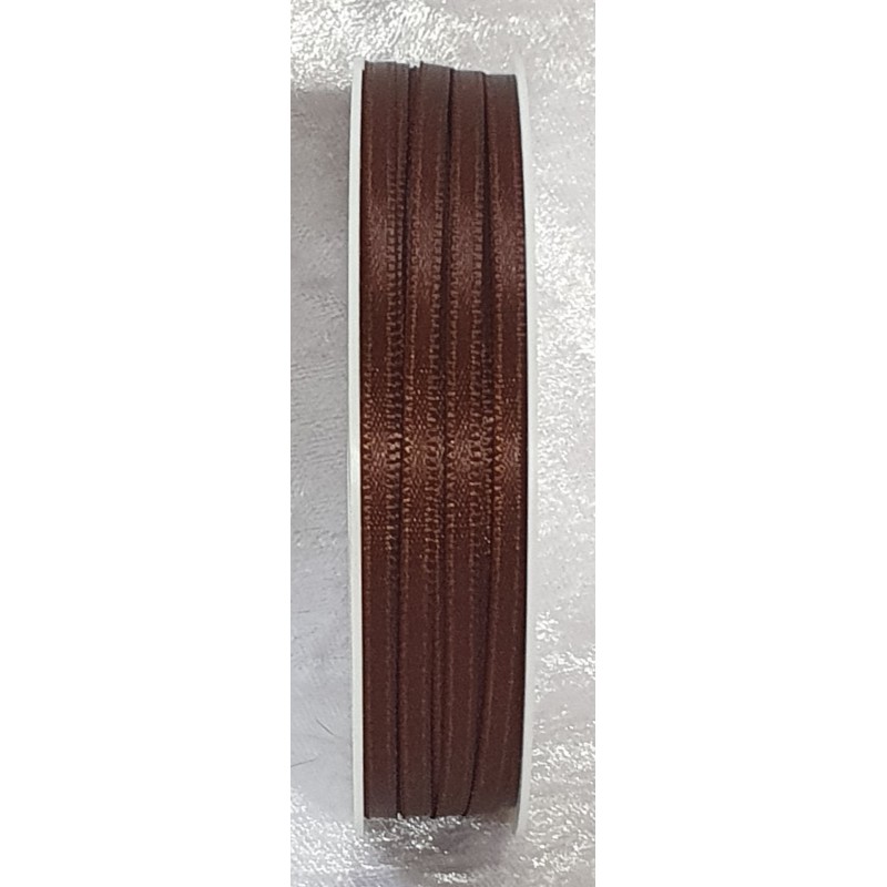 Dekoband Satin braun