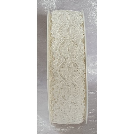 Spitzenband creme