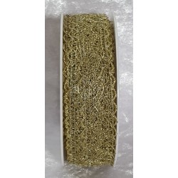 Spitzenband gold