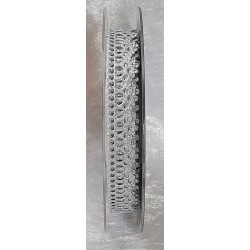 Spitzenband silber