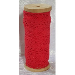 Spitzenband rot