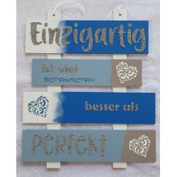 Schild Einzigartig....