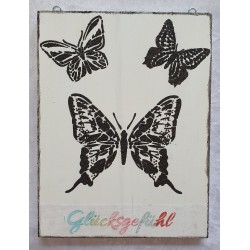 Schild Glücksgefühl