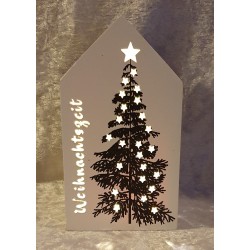 Holz Häuschen mit Led