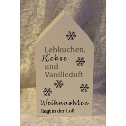 Holz Häuschen mit Led