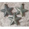 Glitzerstern Kunststoff mint