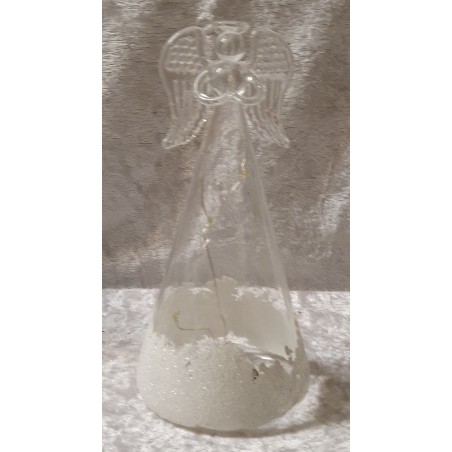 Glas Engel mit Led