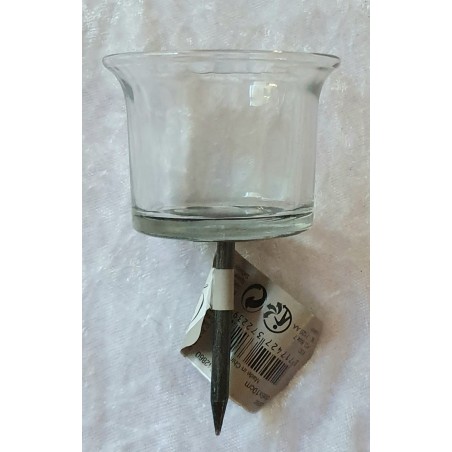 Windlicht Glas zum Stecken