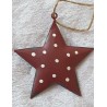 Metall Stern bordeaux
