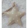 Metall Stern beige