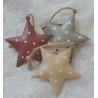 Metall Stern beige
