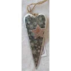Metall Herz mit Stern