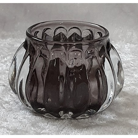 Teelicht Glas anthrazit