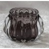 Teelicht Glas anthrazit