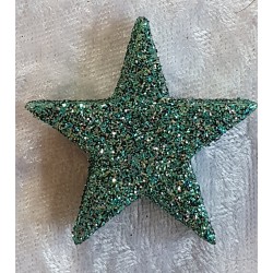 Glitter Stern Petrol