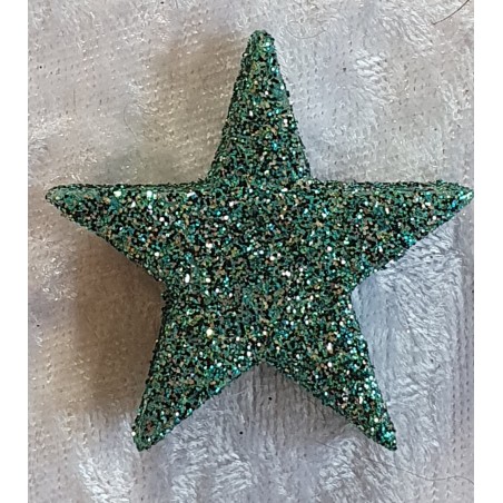 Glitter Stern Petrol