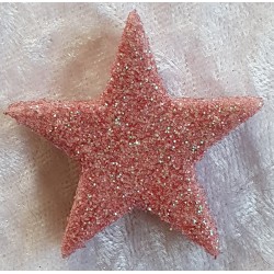 Glitter Stern Mauve