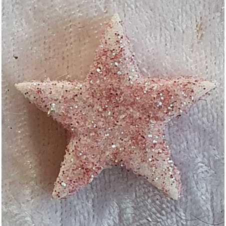Glitter Stern Rosa