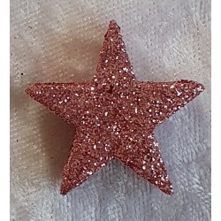 Glitter Stern Mauve