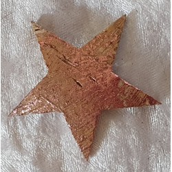 Kokos Stern kupfer