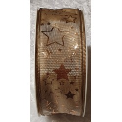 Deko Band Sterne gold