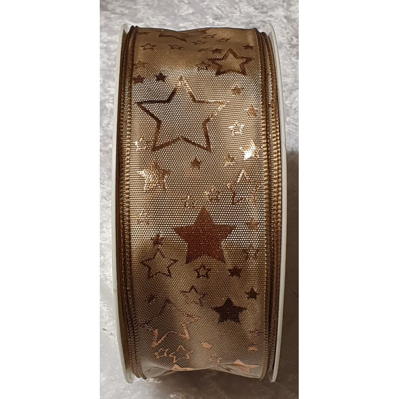 Deko Band Sterne gold