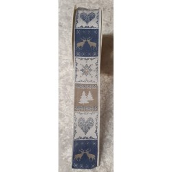 Deko Band Hirsch Jeans-Style