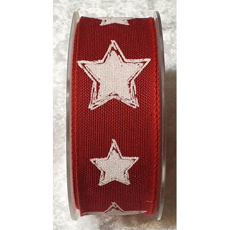 Deko Band Sterne rot