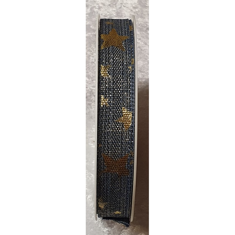 Deko Band Sterne jeans