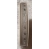 Organza Band Sterne taupe/silber