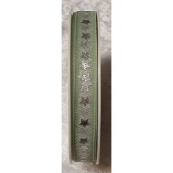 Organza Band Sterne mint