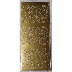 Sticker Sterne gold
