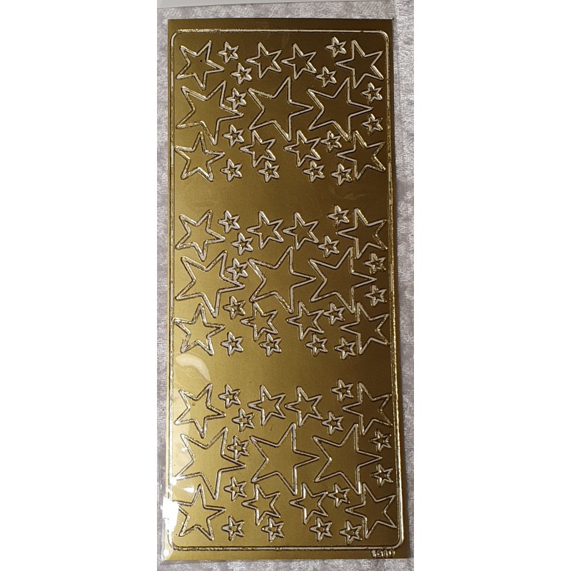 Sticker Sterne gold