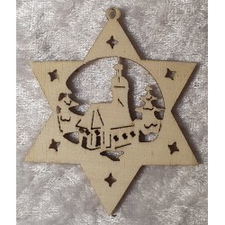 Holz Stern Kirche