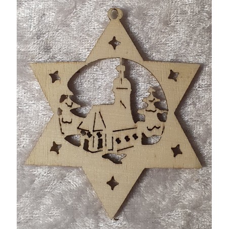 Holz Stern Kirche