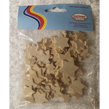 Holzsterne assortiert