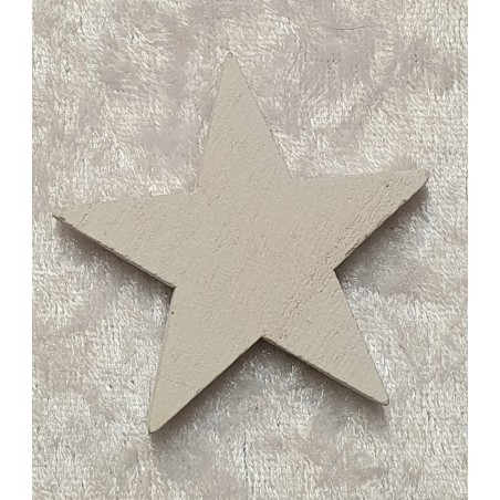 Holz Stern weiss