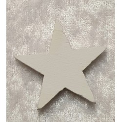 Holz Stern weiss