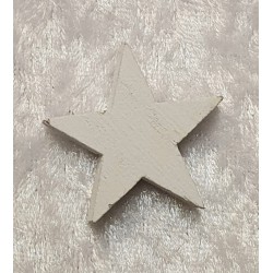 Holz Stern weiss