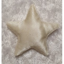 Stoff Stern creme