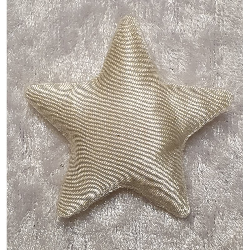 Stoff Stern creme