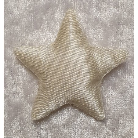 Stoff Stern creme