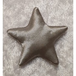 Stoff Stern grau